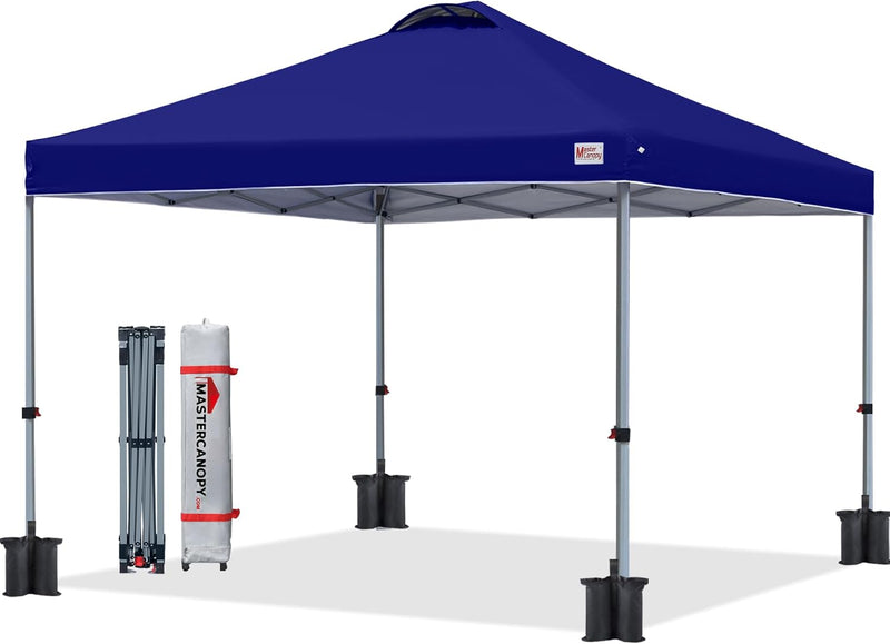 Load image into Gallery viewer, Leisure Sports Durable Ez Pop-Up Canopy Tent with Vented Top - 8x8, 10x10, 12x12
