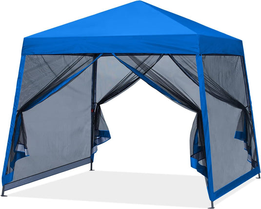 Leisure Sports Stable Pop-Up Canopy Tent with Mosquito Netting - 8x8, 10x10, 11x11