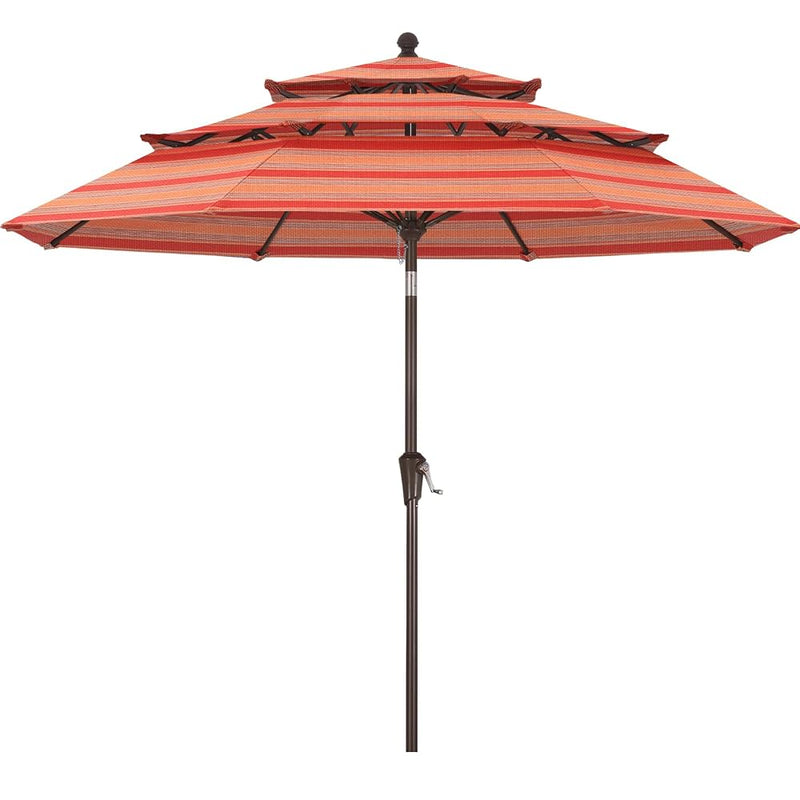 Load image into Gallery viewer, MASTERCANOPY 9ft 3-Tier Olefin Patio Umbrella 5-Year-Non-Fading
