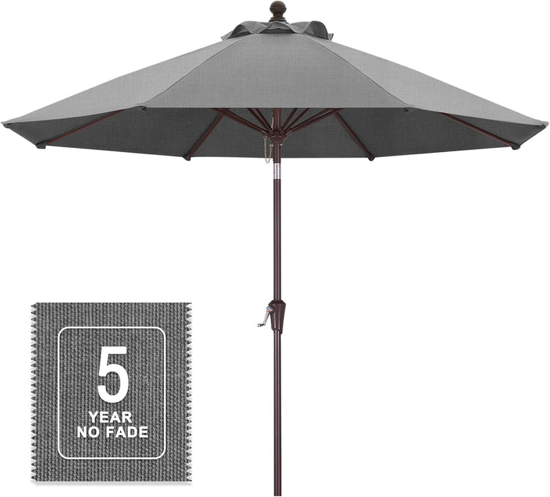Load image into Gallery viewer, MASTERCANOPY Olefin 5-Year-Non-Fading 9ft Patio Outdoor Table Umbrella 8 Ribs

