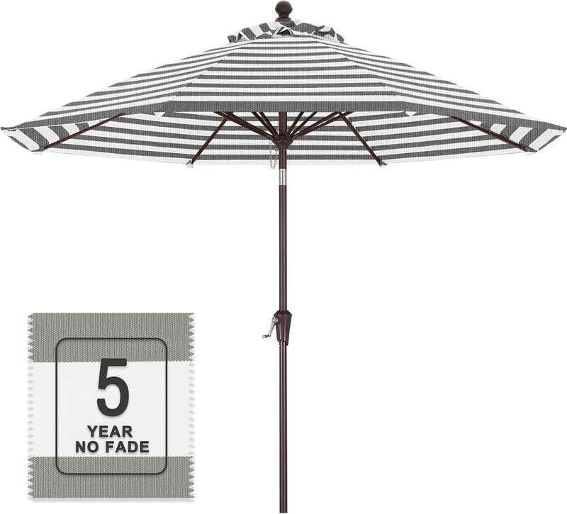 Load image into Gallery viewer, MASTERCANOPY Olefin 5-Year-Non-Fading 9ft Patio Outdoor Table Umbrella 8 Ribs
