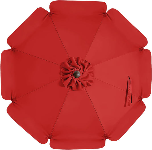 MASTERCANOPY Valance Patio Umbrella 6 Ribs 8 Ribs Replacement Top Only