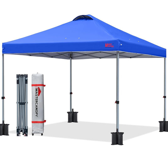Leisure Sports Durable Ez Pop-Up Canopy Tent with Vented Top-CA - 8x8, 10x10