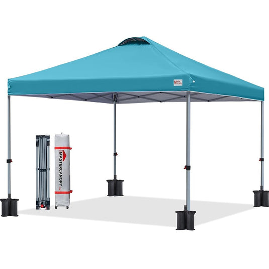 Leisure Sports Durable Pop-Up Canopy Tent with Sidewall - 8x8, 10x10