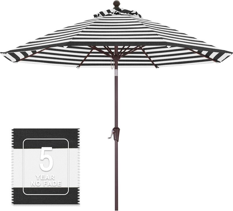 Load image into Gallery viewer, MASTERCANOPY Olefin 5-Year-Non-Fading 9ft Patio Outdoor Table Umbrella 8 Ribs
