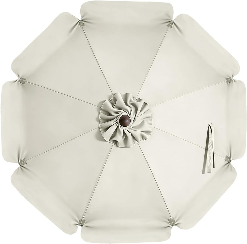 Load image into Gallery viewer, MASTERCANOPY Valance Patio Umbrella 6 Ribs 8 Ribs Replacement Top Only
