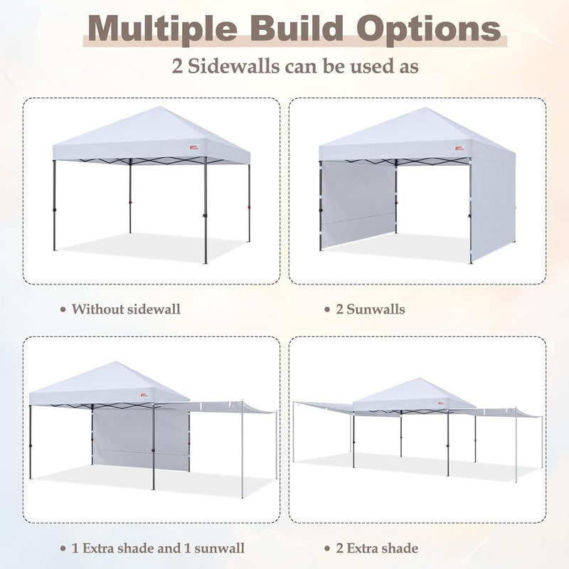 Load image into Gallery viewer, MASTERCANOPY 10x10 Pop-Up Canopy Tent with Two Shelters
