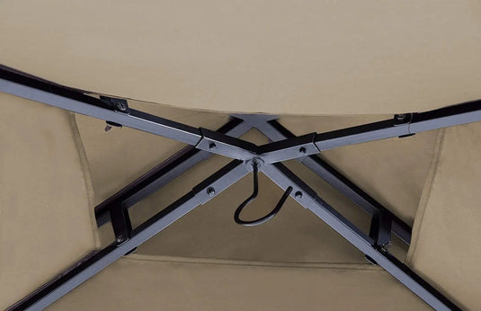 MASTERCANOPY  8x5 Grill Gazebo Replacement Canopy Top for Model L-GG001PST-F CA