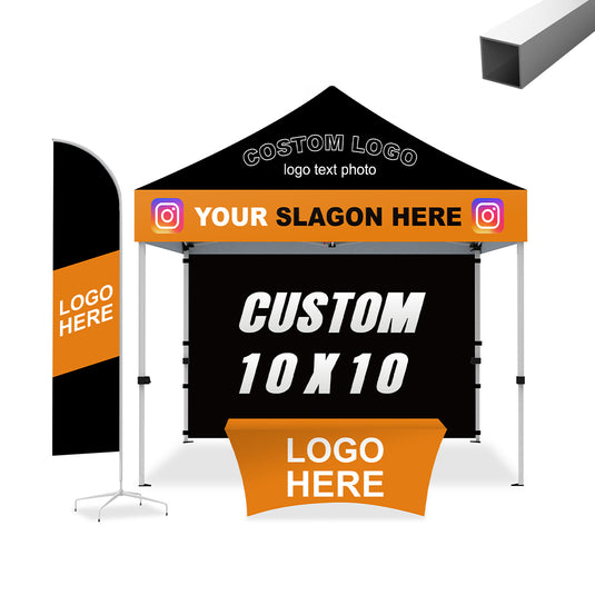 Mastercanopy Lite-30 Commercial Custom Canopy Tent 10x10 Full Case Vision Super Value Package