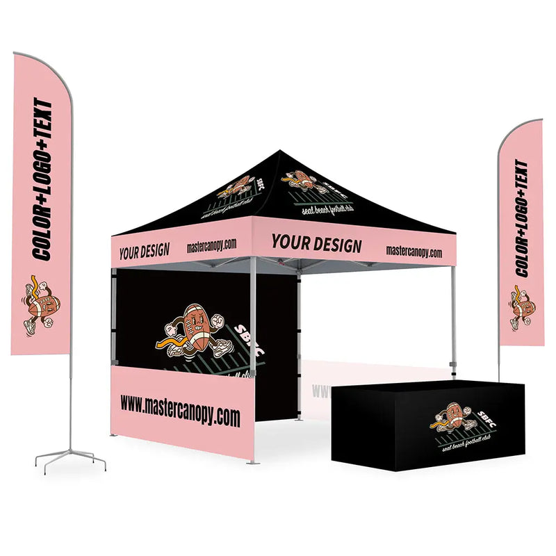Load image into Gallery viewer, Mastercanopy Core-35 Custom Canopy Tent 10x10 Full Case Vision Super Value Package

