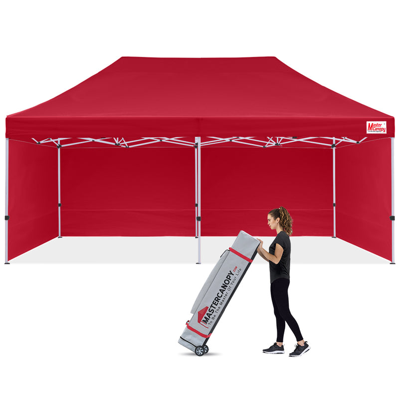 Load image into Gallery viewer, Mastercanopy Lite-30 Commercial Canopy Tent with Sidewalls - 10x10, 10x15, 10x20
