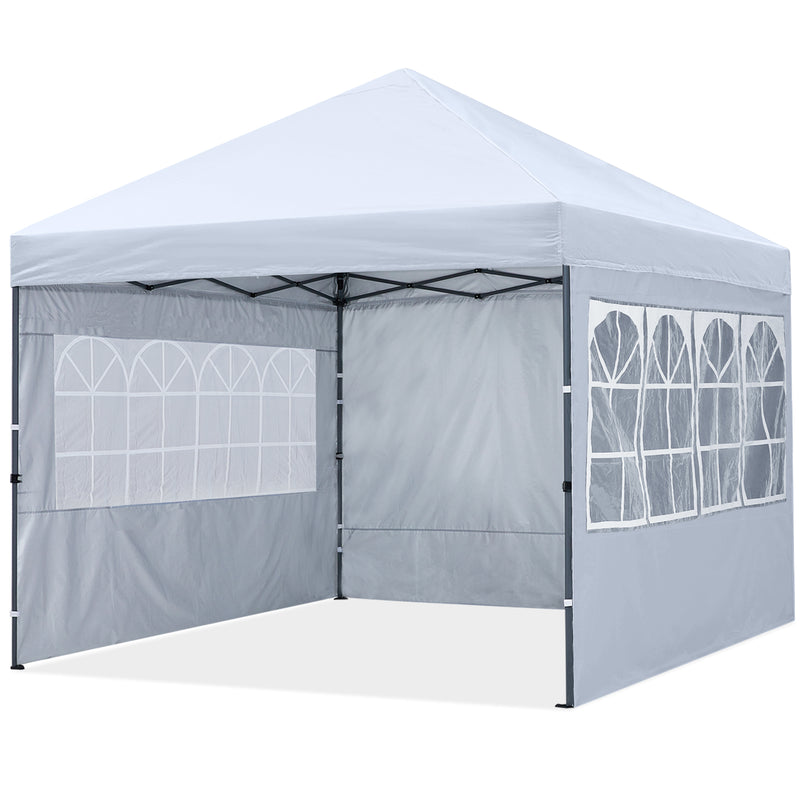 Load image into Gallery viewer, Leisure Sports Pop-Up Canopy Tent with Church Window Sidewalls - 10x10, 10x20
