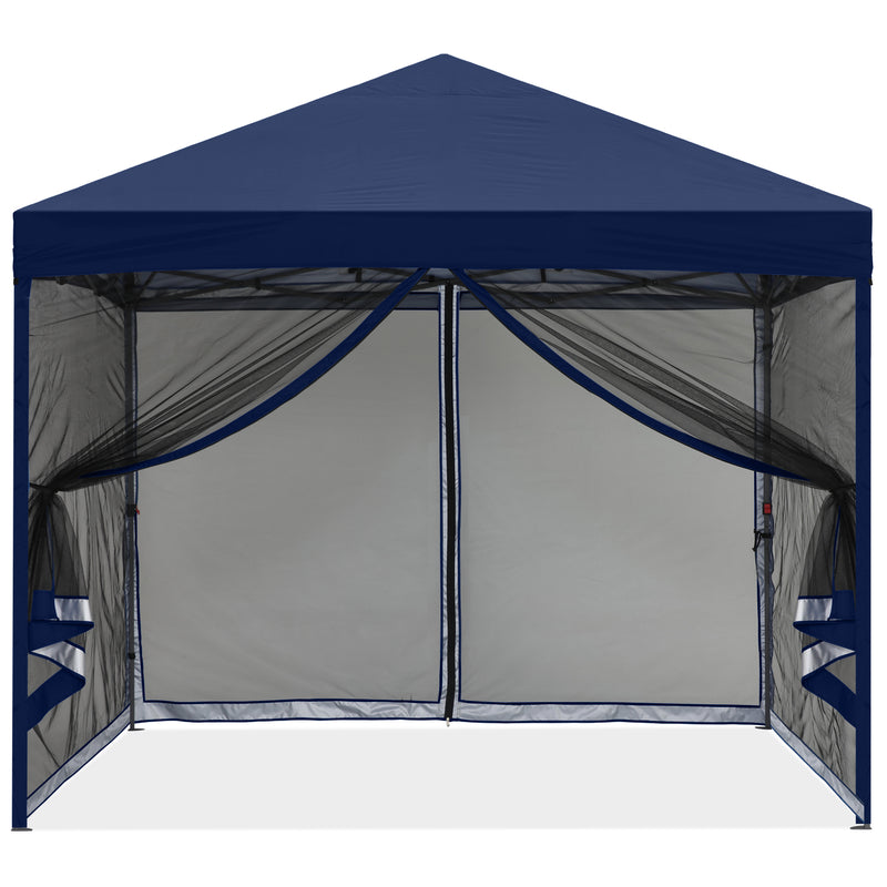 Load image into Gallery viewer, Leisure Sports Pop-Up Easy Setup Outdoor Canopy Tent with Netting Screen Walls - 8x8, 10x10
