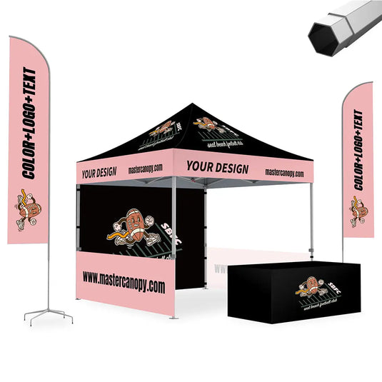 Mastercanopy Core-35 Custom Canopy Tent 10x10 Full Case Vision Super Value Package