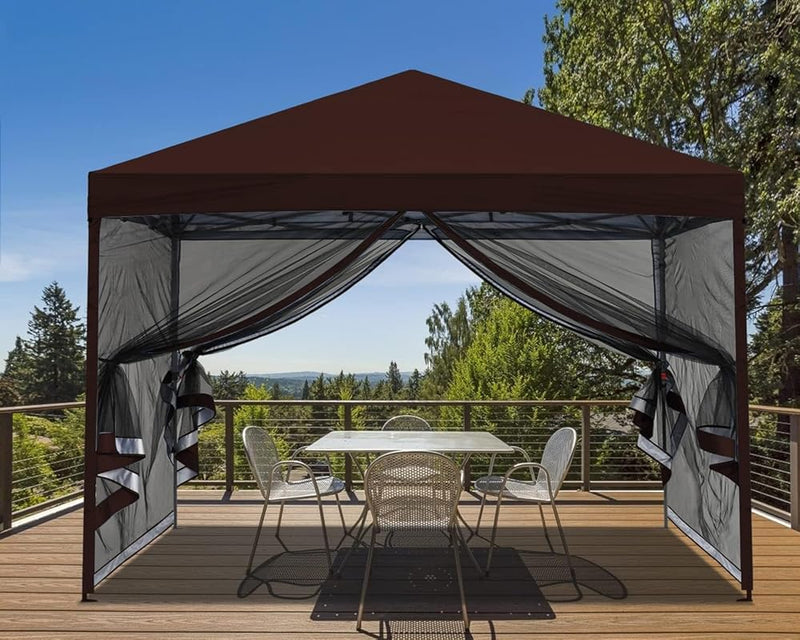 Load image into Gallery viewer, 8x8, 10x10 Leisure Sports Pop-Up Easy Setup Outdoor Canopy Tent with Netting-CA
