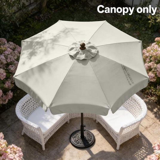 MASTERCANOPY Valance Patio Umbrella 6 Ribs 8 Ribs Replacement Top Only