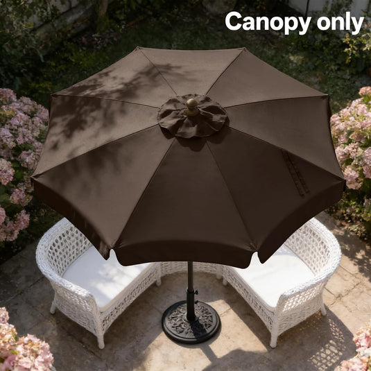 MASTERCANOPY Valance Patio Umbrella 6 Ribs 8 Ribs Replacement Top Only