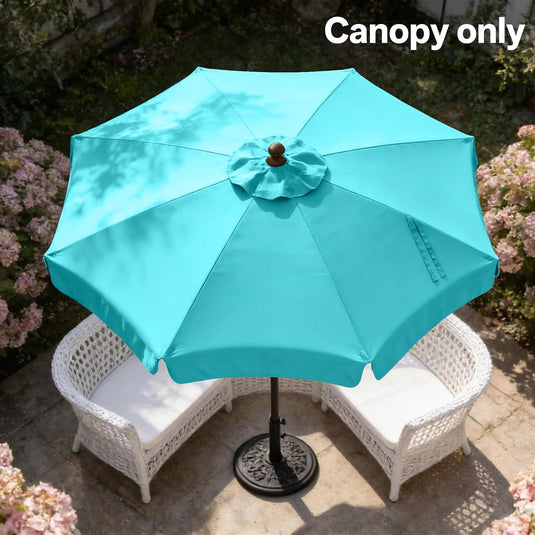 MASTERCANOPY Valance Patio Umbrella 6 Ribs 8 Ribs Replacement Top Only