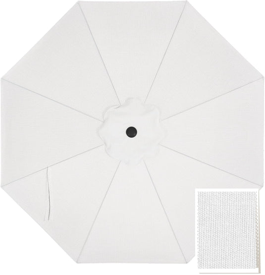 9FT Patio Umbrella Replacement Canopy for 8 Ribs 5-Year-Non-Fading Olefin