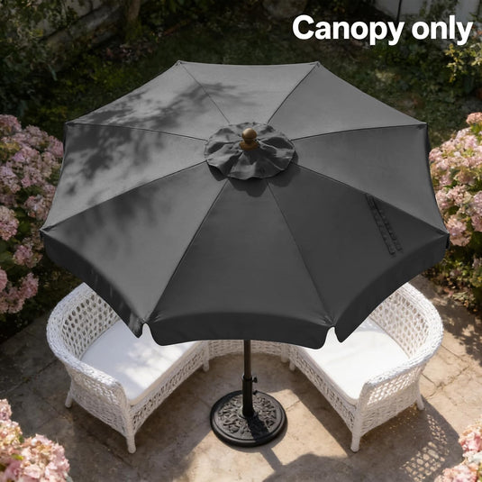MASTERCANOPY Valance Patio Umbrella 6 Ribs 8 Ribs Replacement Top Only
