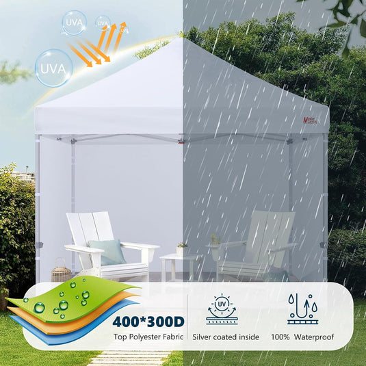 Mastercanopy Core-35 Premium Heavy Duty Instant Canopy Tent with Sidewalls - 10x10, 10x15, 10x20