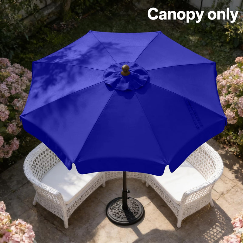 Load image into Gallery viewer, MASTERCANOPY Valance Patio Umbrella 6 Ribs 8 Ribs Replacement Top Only
