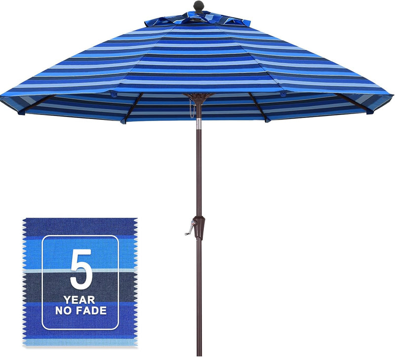 Load image into Gallery viewer, MASTERCANOPY Olefin 5-Year-Non-Fading 9ft Patio Outdoor Table Umbrella 8 Ribs
