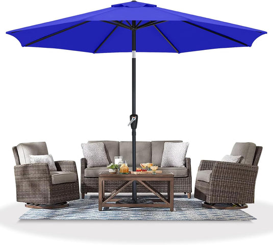 MASTERCANOPY Patio Umbrella for Outdoor Market Table  8 Ribs