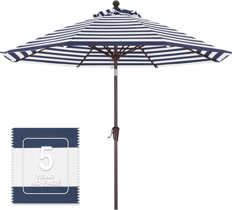 Load image into Gallery viewer, MASTERCANOPY Olefin 5-Year-Non-Fading 9ft Patio Outdoor Table Umbrella 8 Ribs
