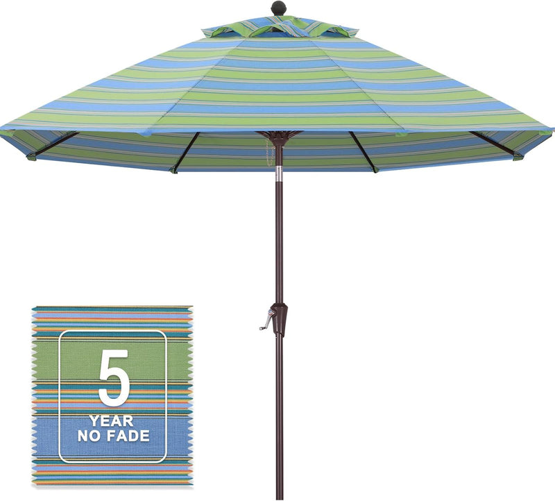 Load image into Gallery viewer, MASTERCANOPY Olefin 5-Year-Non-Fading 9ft Patio Outdoor Table Umbrella 8 Ribs
