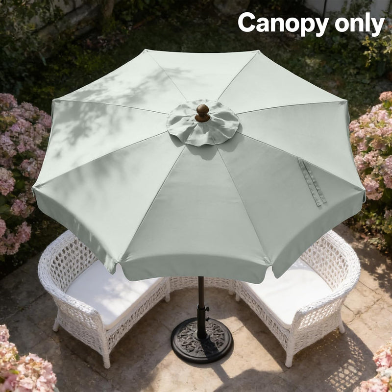 Load image into Gallery viewer, MASTERCANOPY Valance Patio Umbrella 6 Ribs 8 Ribs Replacement Top Only
