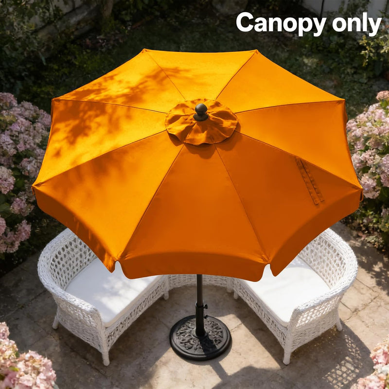 Load image into Gallery viewer, MASTERCANOPY Valance Patio Umbrella 6 Ribs 8 Ribs Replacement Top Only
