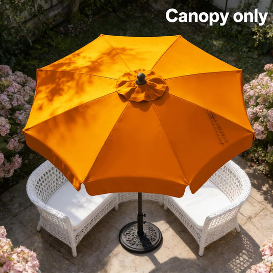 MASTERCANOPY Valance Patio Umbrella 6 Ribs 8 Ribs Replacement Top Only