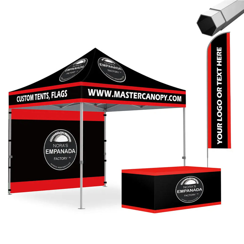 Load image into Gallery viewer, Mastercanopy Core-35 Custom Canopy Tent 10x10 Full Case Vision Super Value Package
