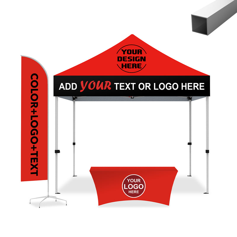 Load image into Gallery viewer, Mastercanopy Lite-30 Commercial Custom Canopy Tent 10x10 Full Case Vision Super Value Package
