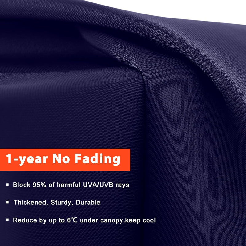 Load image into Gallery viewer, MASTERCANOPY Valance Patio Umbrella 6 Ribs 8 Ribs Replacement Top Only

