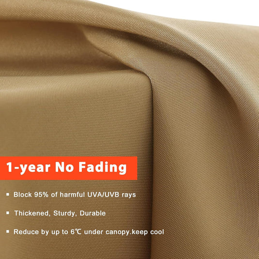 MASTERCANOPY Valance Patio Umbrella 6 Ribs 8 Ribs Replacement Top Only