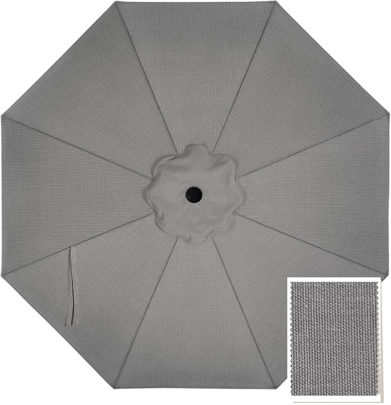 Load image into Gallery viewer, 9FT Patio Umbrella Replacement Canopy for 8 Ribs 5-Year-Non-Fading Olefin
