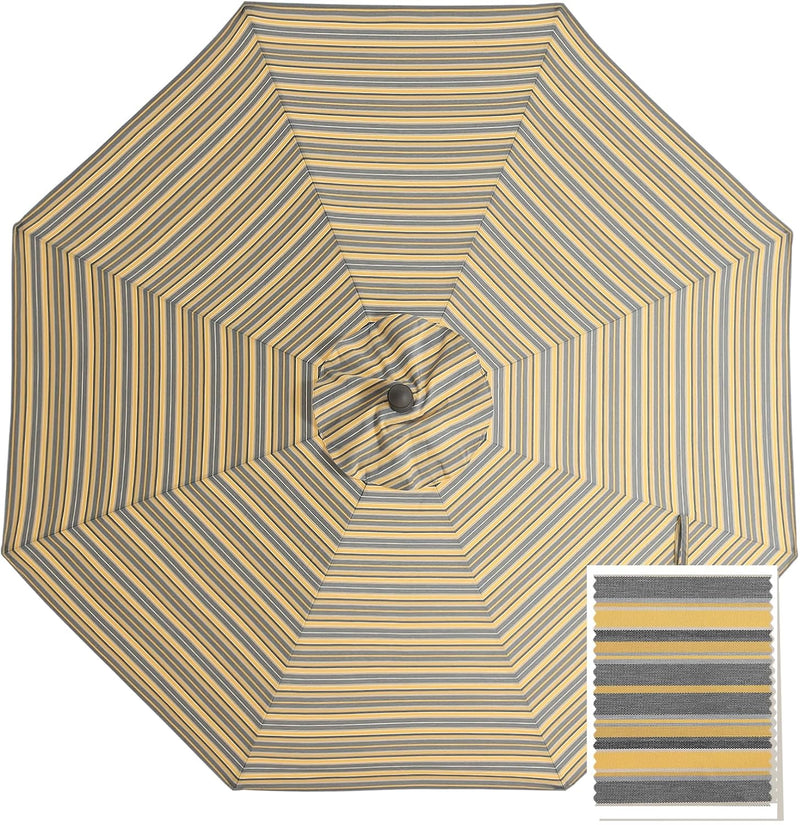 Load image into Gallery viewer, 9FT Patio Umbrella Replacement Canopy for 8 Ribs 5-Year-Non-Fading Olefin
