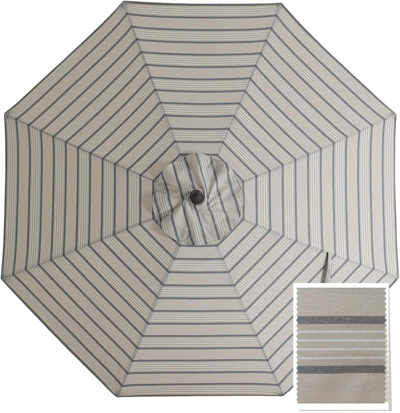 Load image into Gallery viewer, 9FT Patio Umbrella Replacement Canopy for 8 Ribs 5-Year-Non-Fading Olefin
