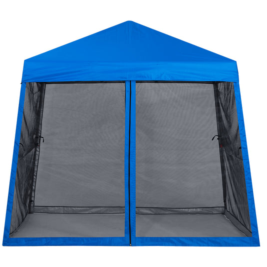 Leisure Sports Stable Pop-Up Canopy Tent with Mosquito Netting - 8x8, 10x10, 11x11