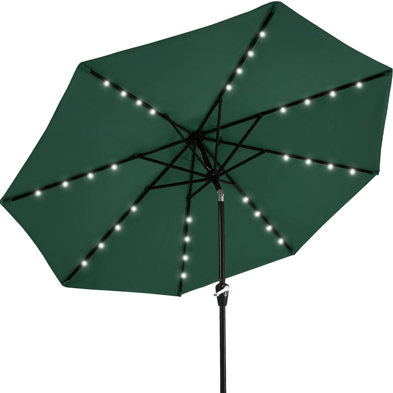 Load image into Gallery viewer, MASTERCANOPY Patio Umbrella with 32 Solar LED Lights 6&amp;8 Ribs
