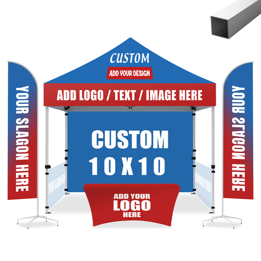 Mastercanopy Lite-30 Commercial Custom Canopy Tent 10x10 Full Case Vision Super Value Package