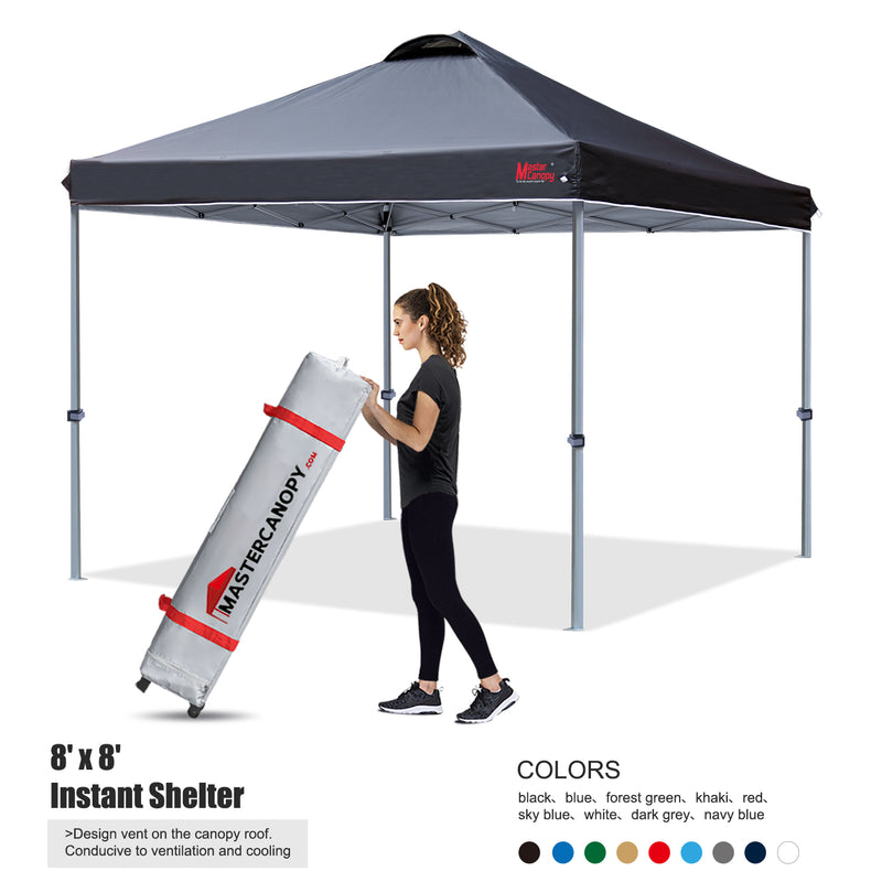 Load image into Gallery viewer, Leisure Sports Durable Ez Pop-Up Canopy Tent with Vented Top - 8x8, 10x10, 12x12
