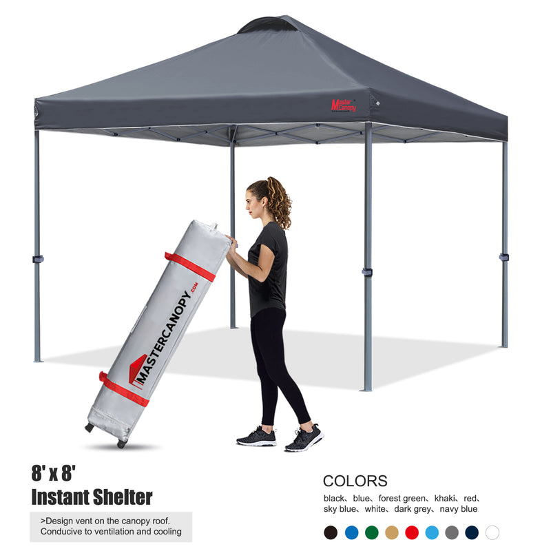 Load image into Gallery viewer, Leisure Sports Durable Ez Pop-Up Canopy Tent with Vented Top - 8x8, 10x10, 12x12
