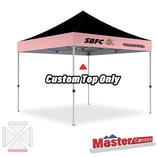 Custom Pop‑up Canopy Tent Top Only – 8x8, 10x10, 10x15, 10x20