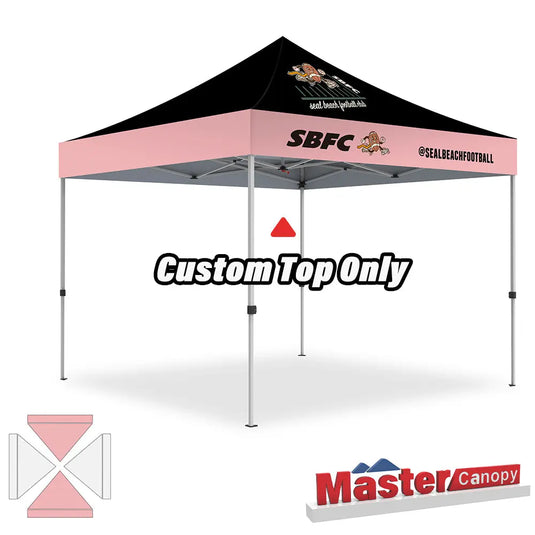 Custom Pop‑up Canopy Tent Top Only – 8x8, 10x10, 10x15, 10x20