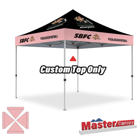 Custom Pop‑up Canopy Tent Top Only – 8x8, 10x10, 10x15, 10x20