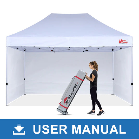 Commercial Canopy Tent with Sidewalls