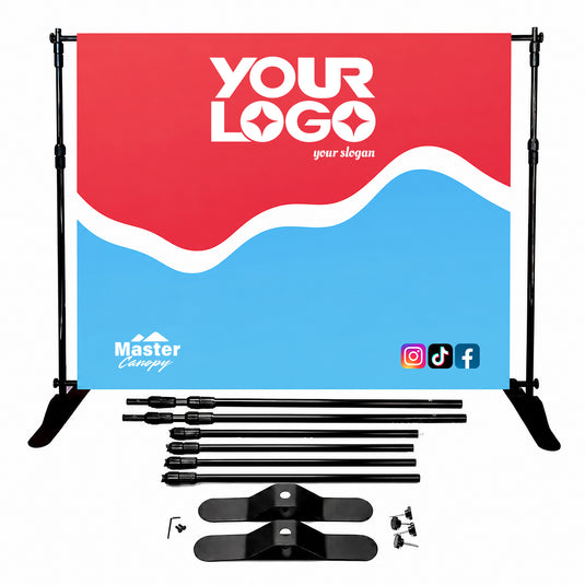Custom Backdrop Display 8FT, 10FT